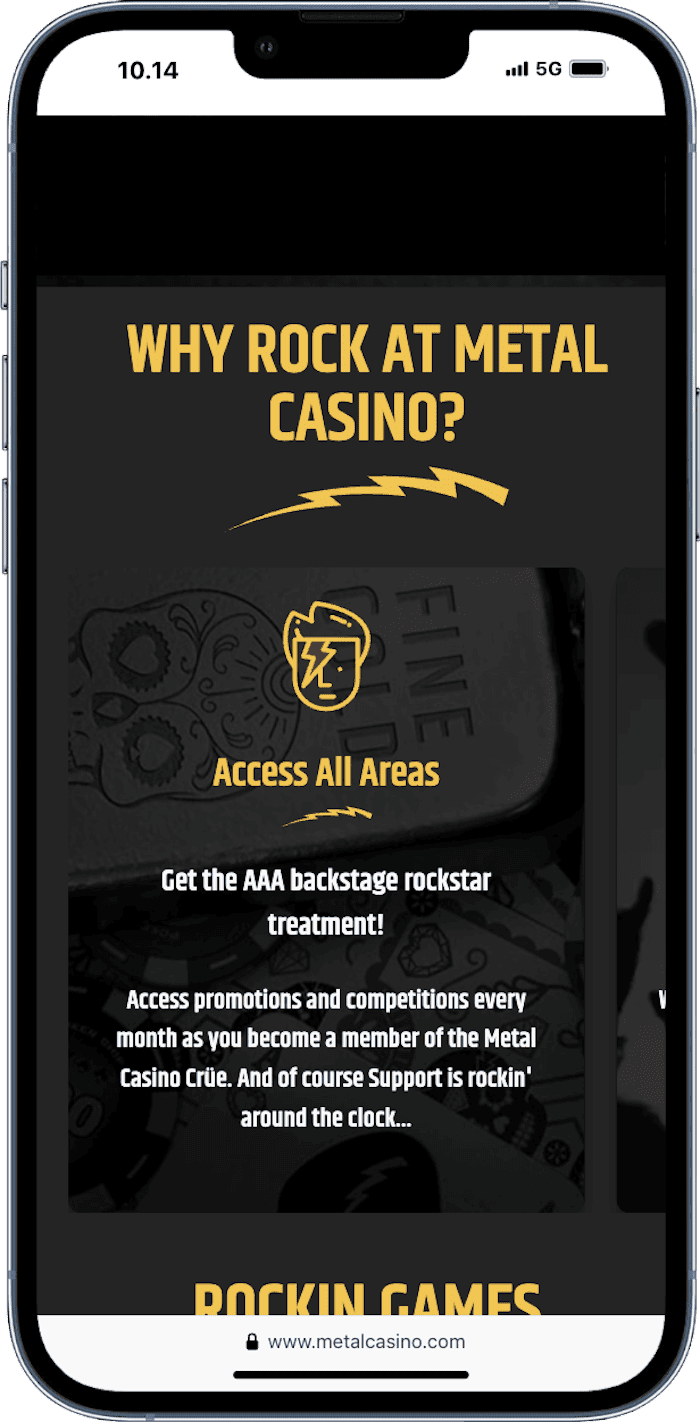 Metal Casino Download Mobiele App